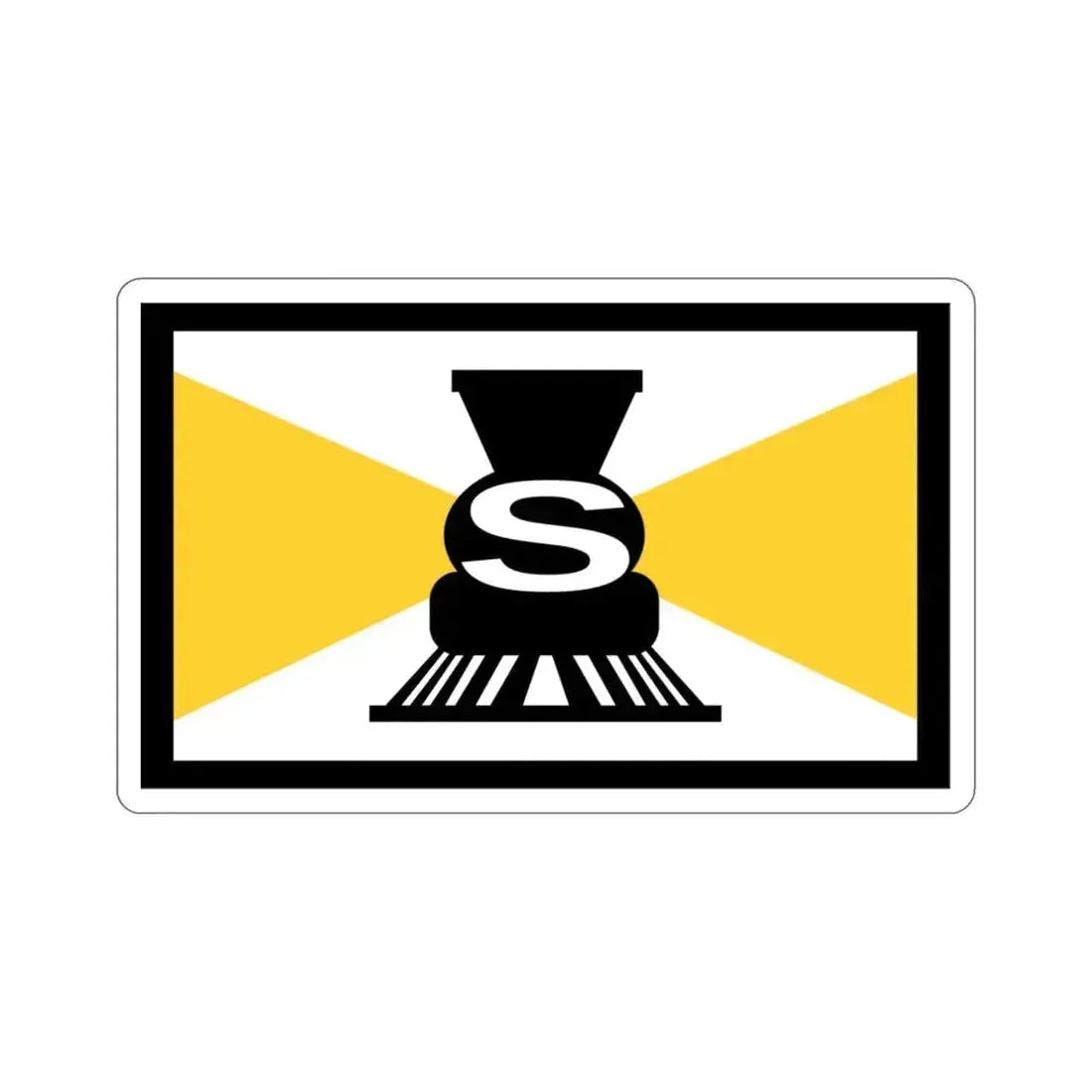 Flag of Slater Iowa USA STICKER Vinyl Die-Cut Decal 3 Inch - The Sticker Space