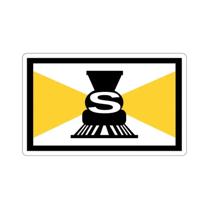 Flag of Slater Iowa USA STICKER Vinyl Die-Cut Decal 3 Inch - The Sticker Space