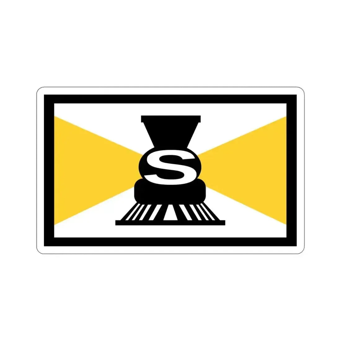 Flag of Slater Iowa USA STICKER Vinyl Die-Cut Decal 4 Inch - The Sticker Space