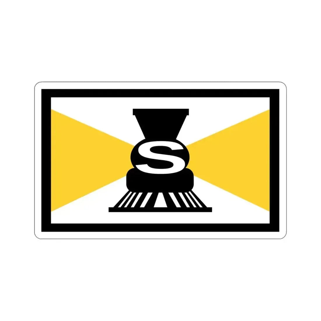 Flag of Slater Iowa USA STICKER Vinyl Die-Cut Decal 5 Inch - The Sticker Space