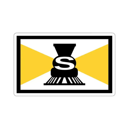 Flag of Slater Iowa USA STICKER Vinyl Die-Cut Decal 5 Inch - The Sticker Space