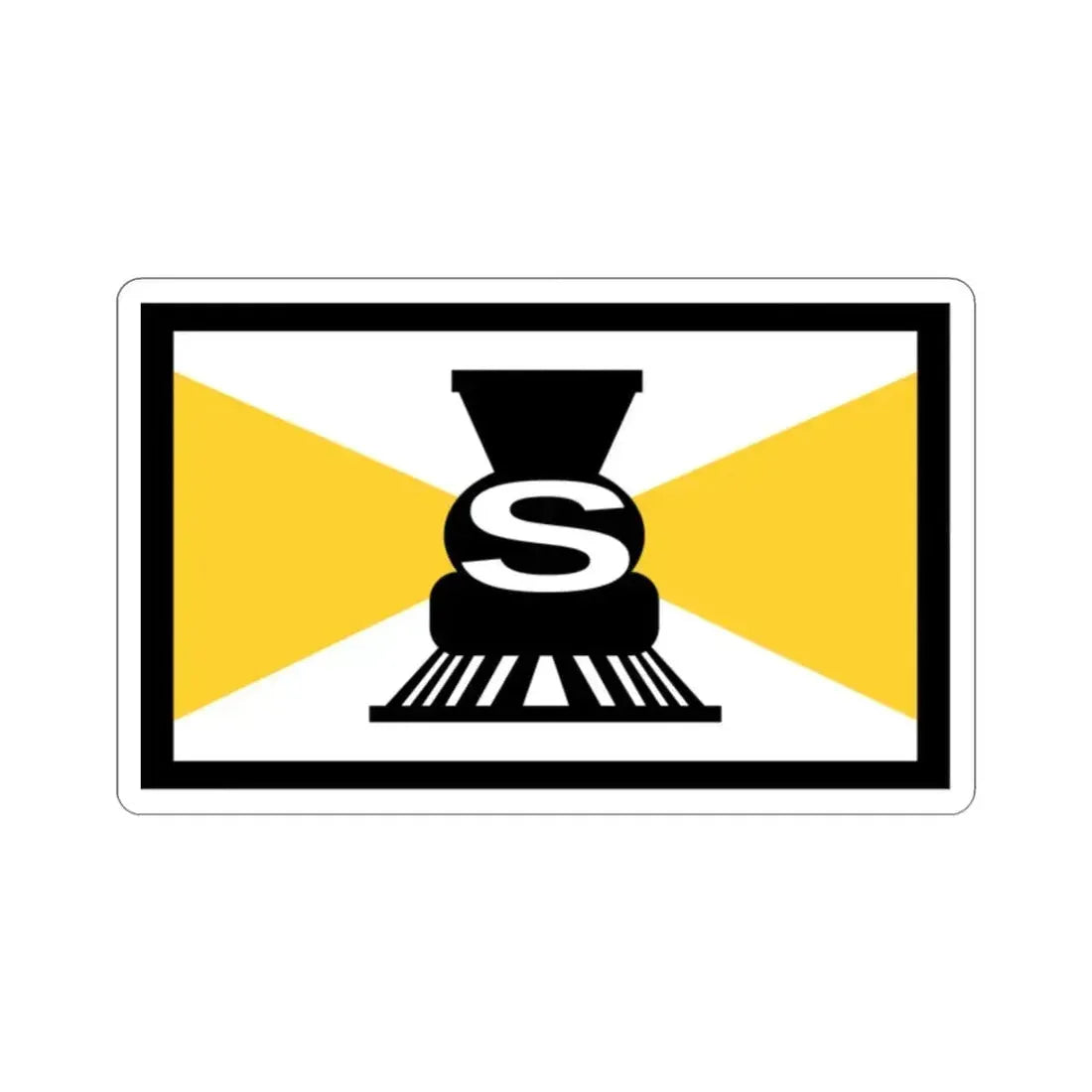 Flag of Slater Iowa USA STICKER Vinyl Die-Cut Decal - The Sticker Space