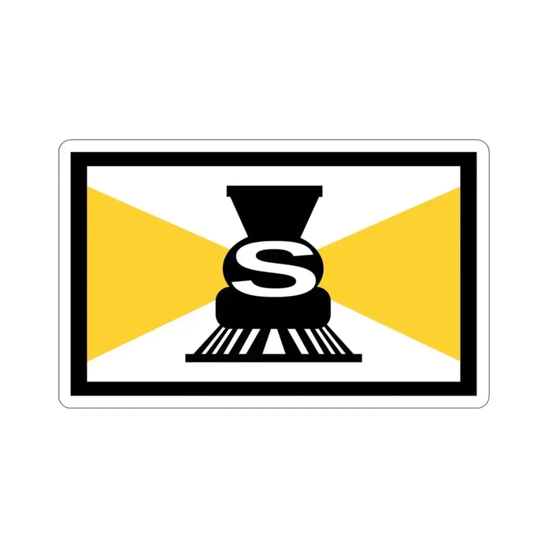 Flag of Slater Iowa USA STICKER Vinyl Die-Cut Decal - The Sticker Space