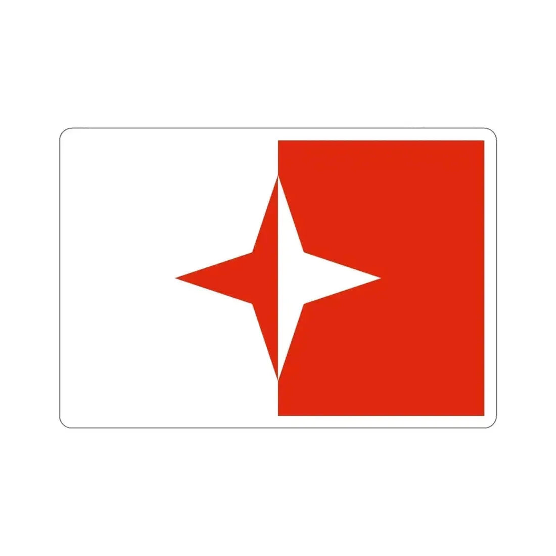 Flag of Sliema Malta STICKER Vinyl Die-Cut Decal - The Sticker Space