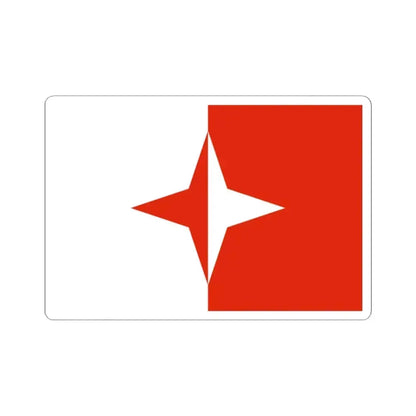 Flag of Sliema Malta - STICKER Vinyl Kiss-Cut Decal 2 Inch White - The Sticker Space