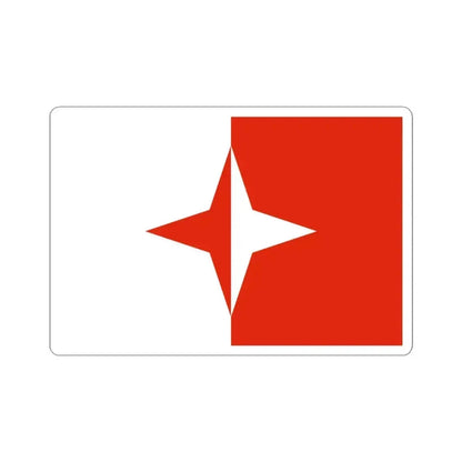 Flag of Sliema Malta - STICKER Vinyl Kiss-Cut Decal 3 Inch White - The Sticker Space