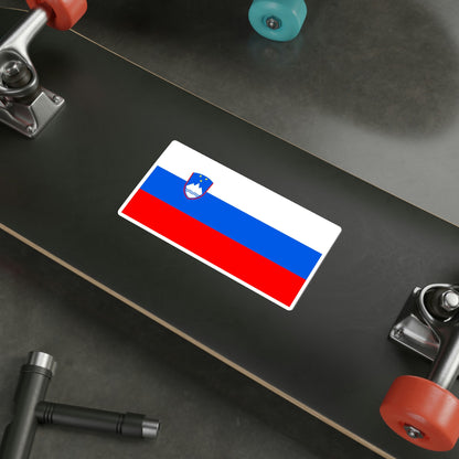 Flag of Slovenia STICKER Vinyl Die-Cut Decal-The Sticker Space