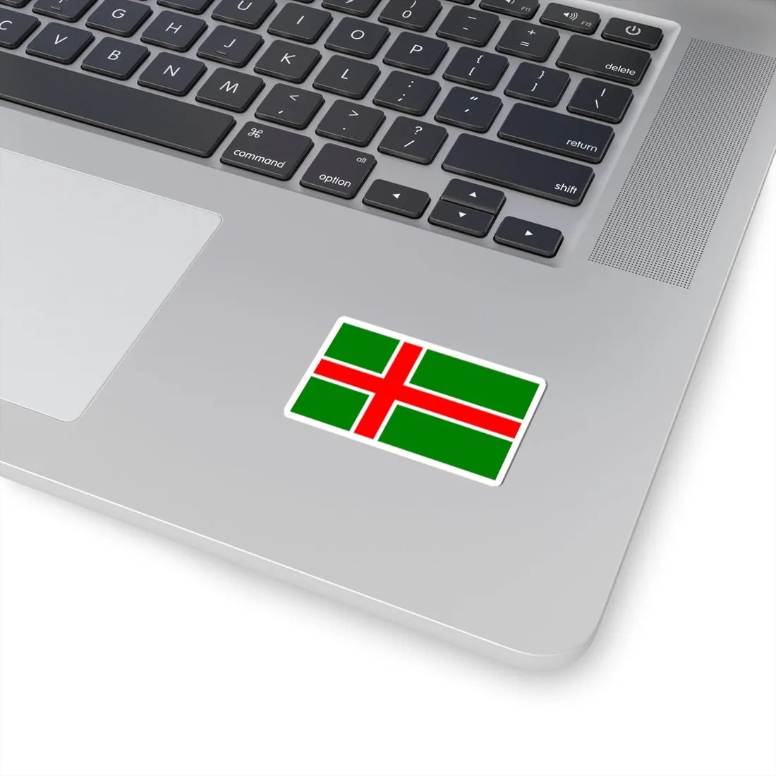 Flag of Smaland (Sweden) STICKER Vinyl Kiss-Cut Decal - The Sticker Space