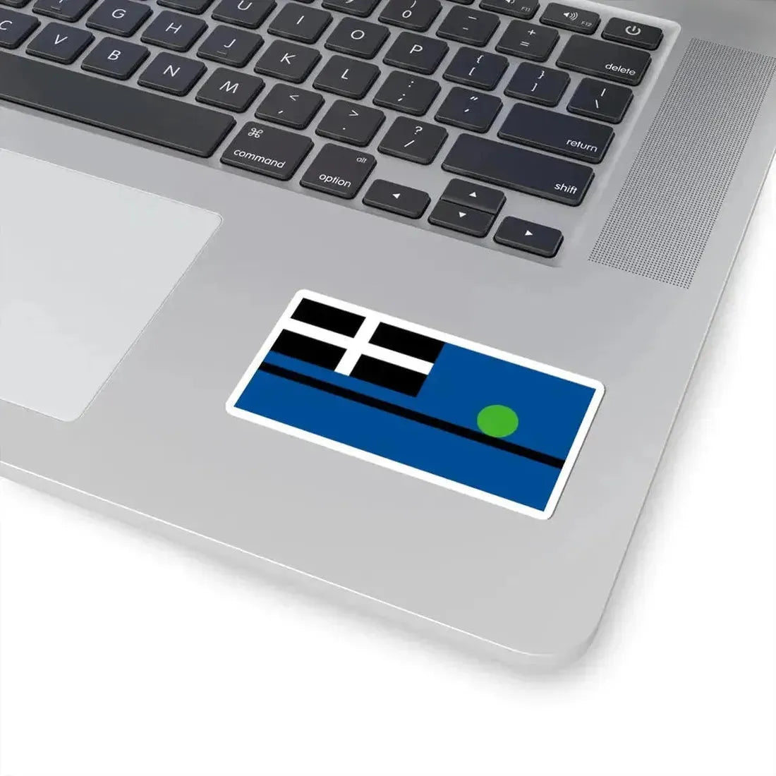 Flag of Smith Island Maryland (United States) STICKER Vinyl Kiss-Cut Decal - The Sticker Space