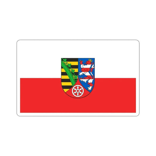 Flag of Sömmerda Germany STICKER Vinyl Die-Cut Decal 6 Inch - The Sticker Space