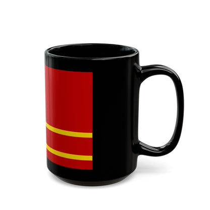 Flag of Smolensk Oblast Russia - Black Coffee Mug-The Sticker Space