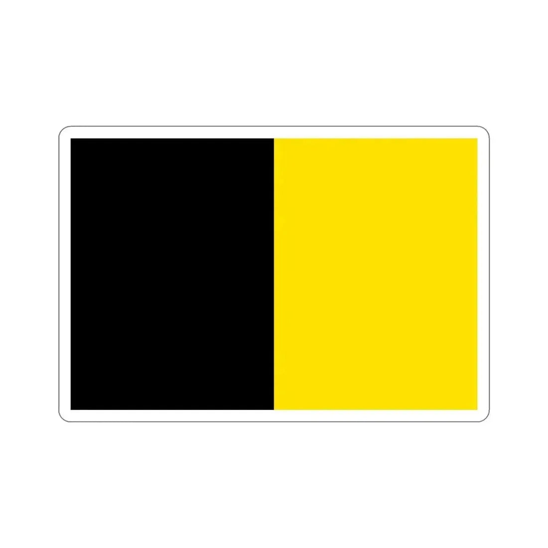 Flag of Sneek the second city of the province of Friesland Netherlands STICKER Vinyl Die-Cut Decal - The Sticker Space