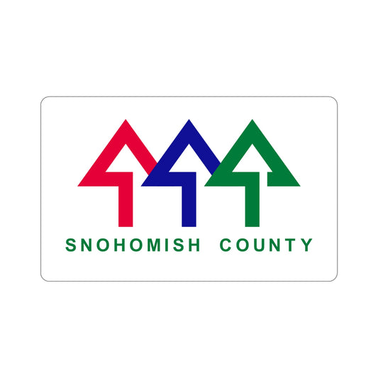 Flag of Snohomish County Washington STICKER Vinyl Die-Cut Decal-6 Inch-The Sticker Space