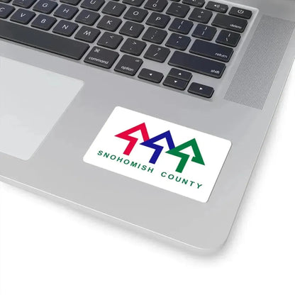 Flag of Snohomish County Washington (United States) STICKER Vinyl Kiss-Cut Decal - The Sticker Space