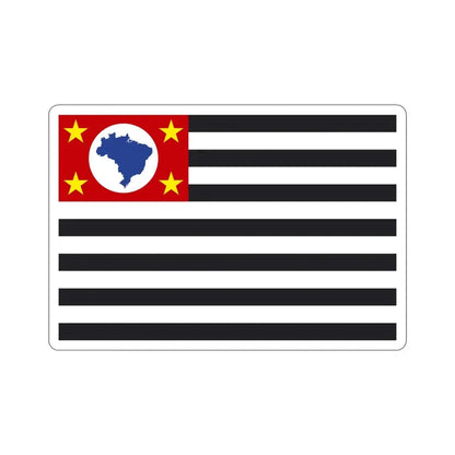 Flag of São Paulo Brazil STICKER Vinyl Die-Cut Decal - The Sticker Space
