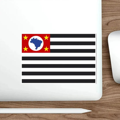 Flag of São Paulo Brazil STICKER Vinyl Die-Cut Decal - The Sticker Space
