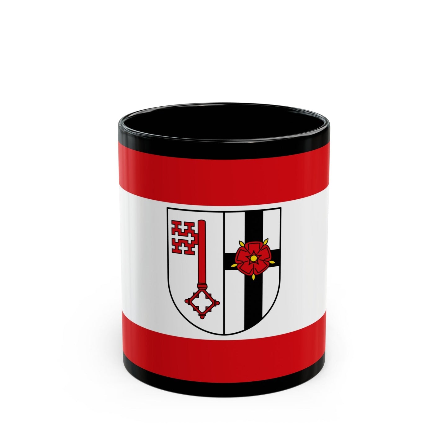 Flag of Soest Germany - Black Coffee Mug-11oz-The Sticker Space