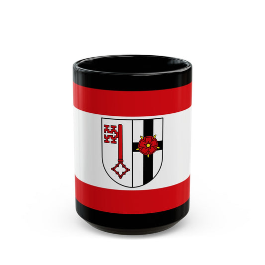 Flag of Soest Germany - Black Coffee Mug-15oz-The Sticker Space