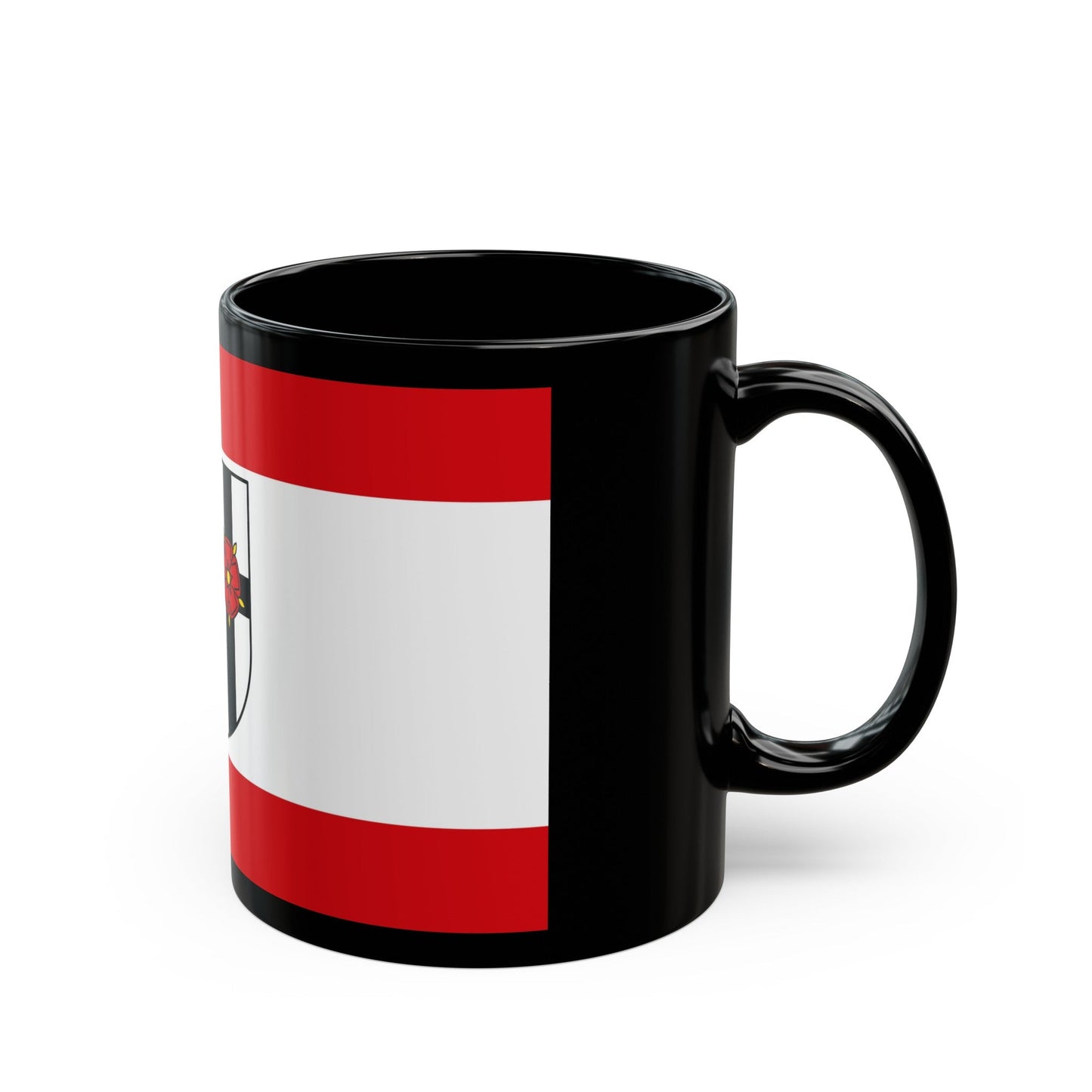 Flag of Soest Germany - Black Coffee Mug-The Sticker Space