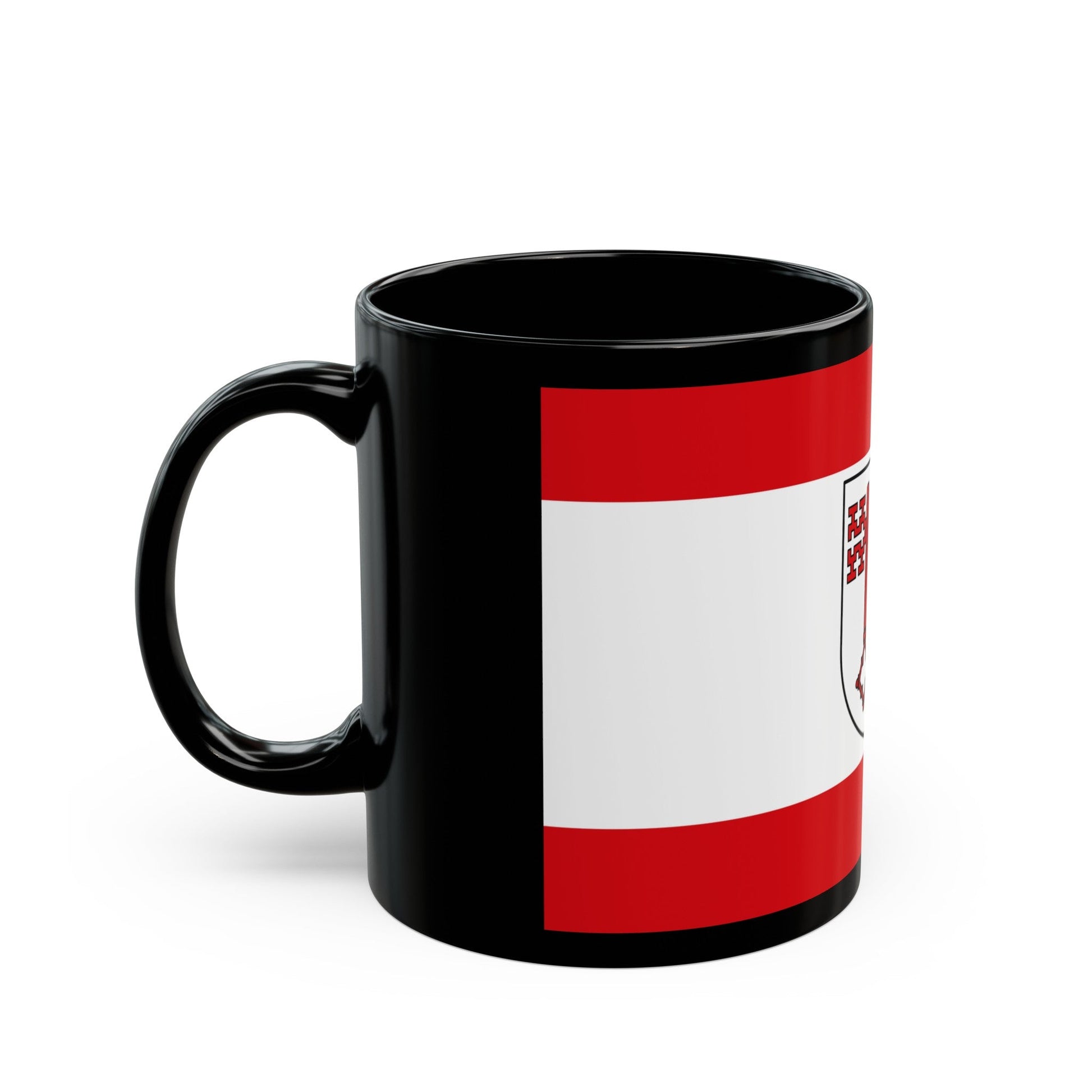 Flag of Soest Germany - Black Coffee Mug-The Sticker Space