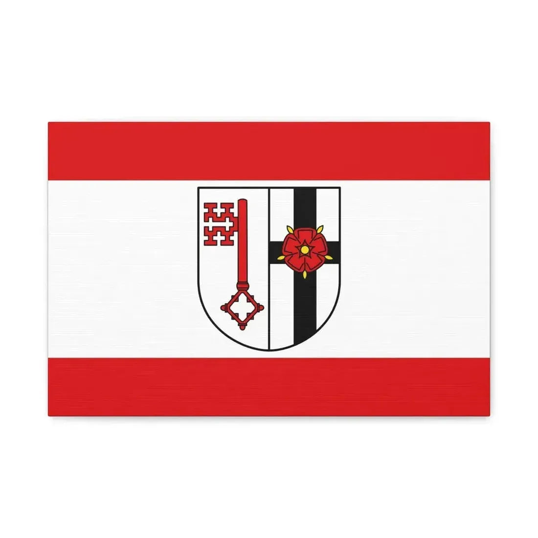 Flag of Soest Germany - Canvas Wall Art 18″ x 12″ 1.25" - The Sticker Space