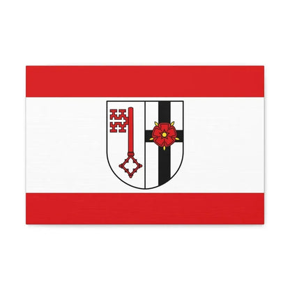 Flag of Soest Germany - Canvas Wall Art 18″ x 12″ 1.25" - The Sticker Space