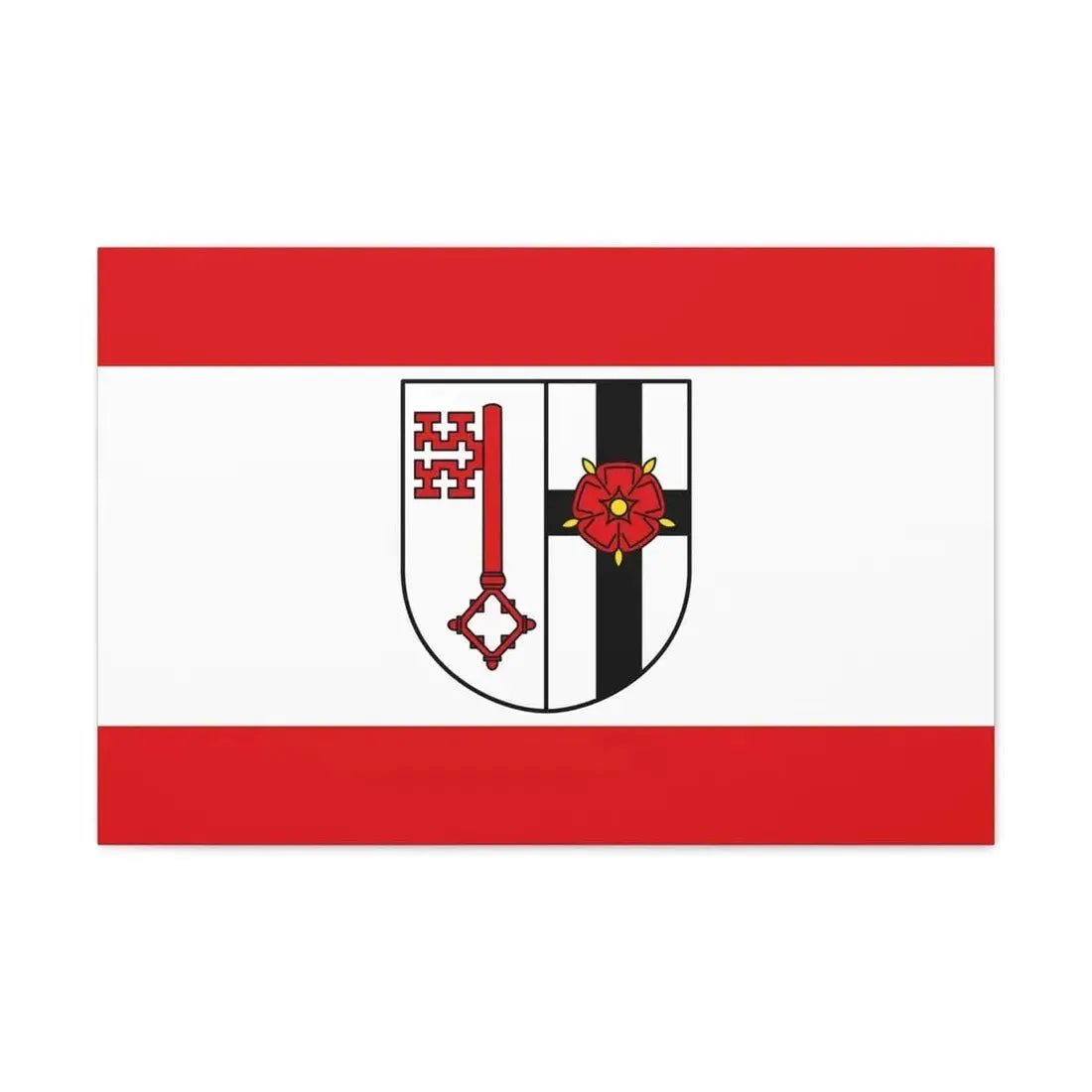 Flag of Soest Germany - Canvas Wall Art 30" x 20" 1.25" - The Sticker Space