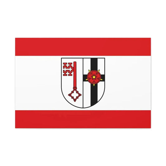 Flag of Soest Germany - Canvas Wall Art 36" x 24" 1.25" - The Sticker Space