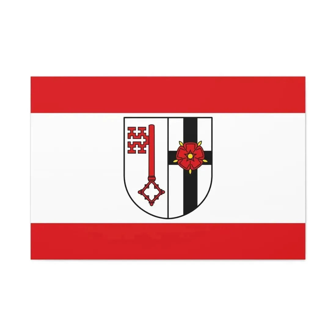 Flag of Soest Germany - Canvas Wall Art - The Sticker Space