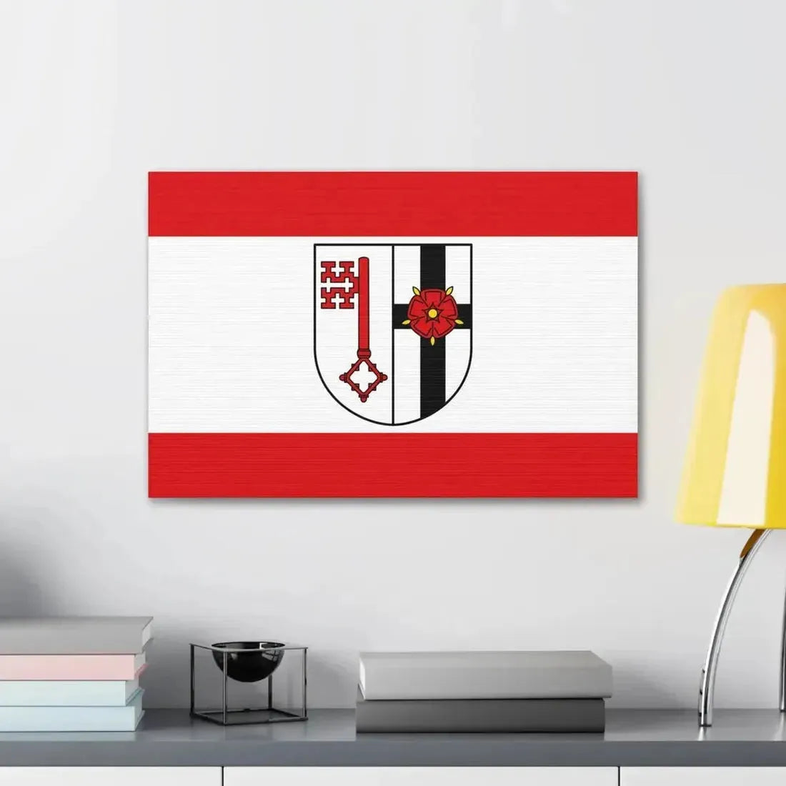 Flag of Soest Germany - Canvas Wall Art - The Sticker Space