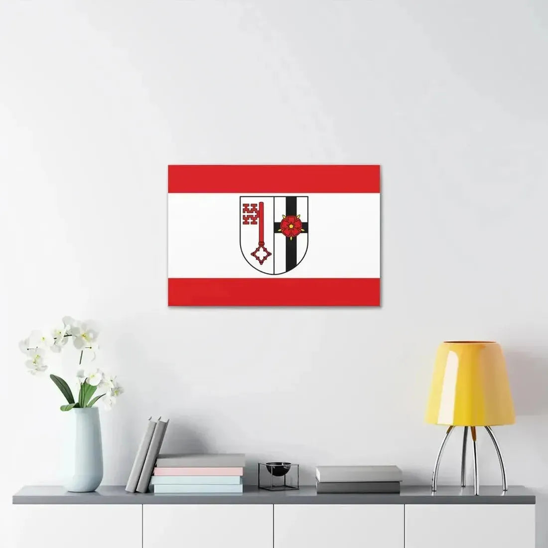 Flag of Soest Germany - Canvas Wall Art - The Sticker Space