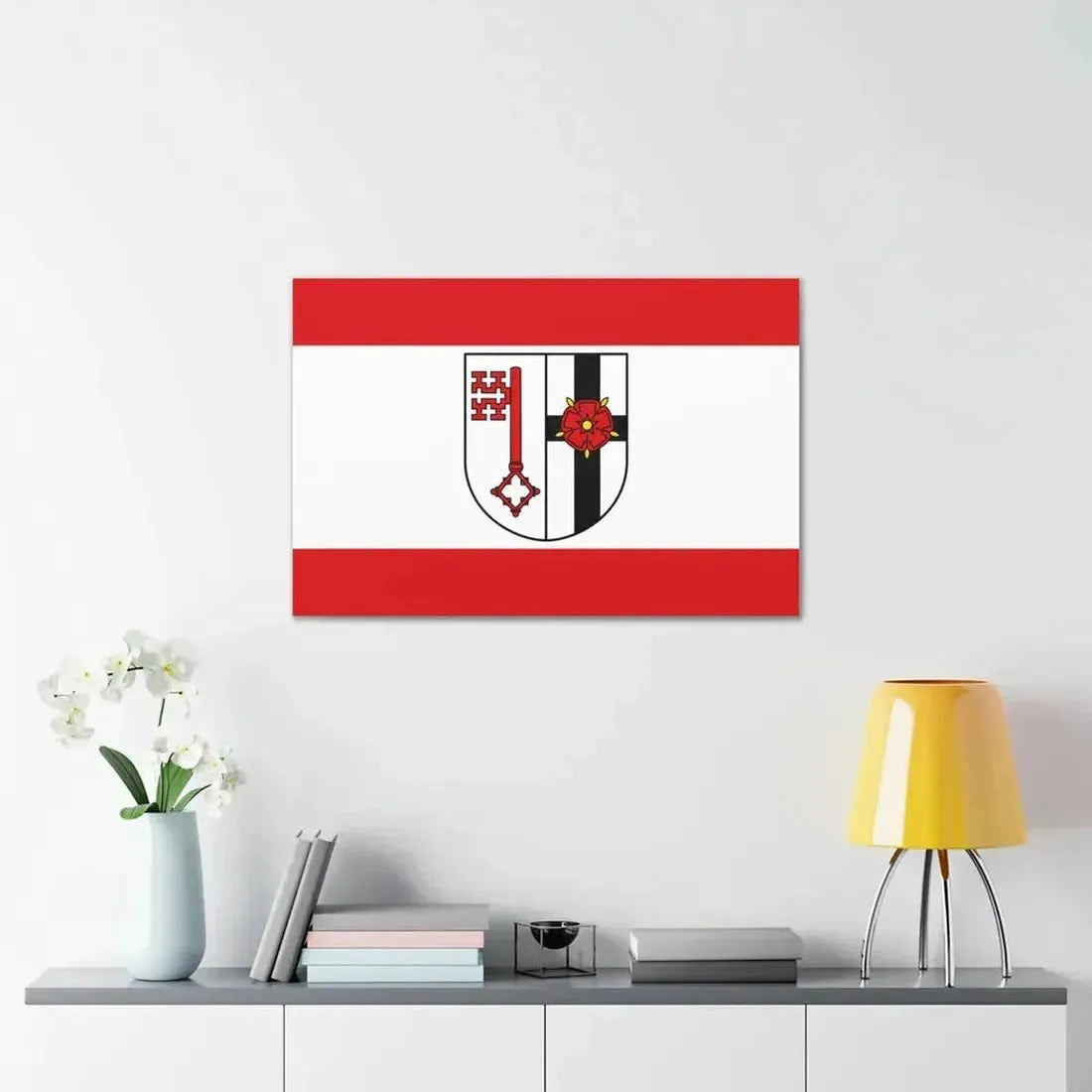 Flag of Soest Germany - Canvas Wall Art - The Sticker Space