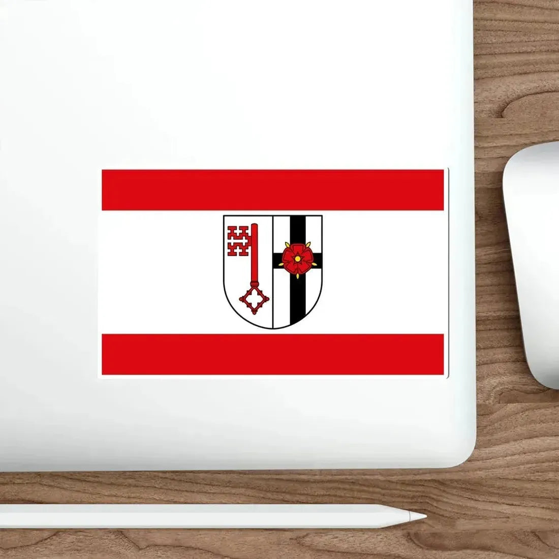 Flag of Soest Germany STICKER Vinyl Die-Cut Decal - The Sticker Space