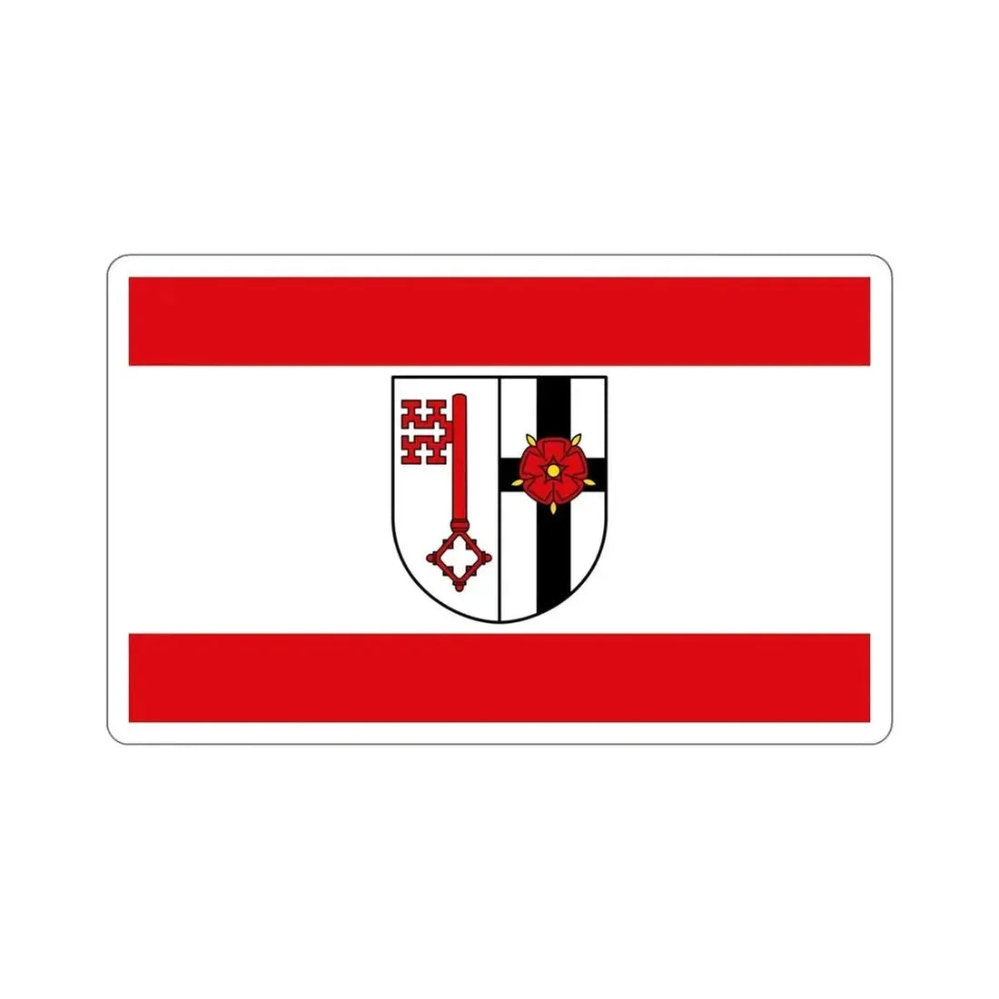 Flag of Soest Germany STICKER Vinyl Die-Cut Decal - The Sticker Space
