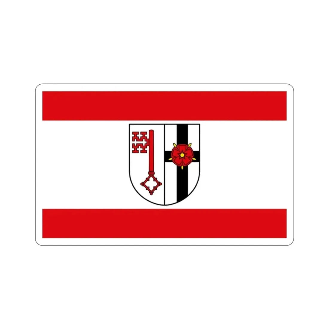 Flag of Soest Germany STICKER Vinyl Die-Cut Decal - The Sticker Space