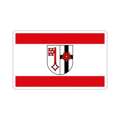 Flag of Soest Germany - STICKER Vinyl Kiss-Cut Decal 3 Inch White - The Sticker Space