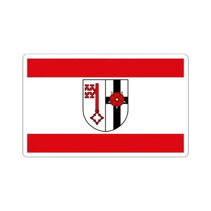 Flag of Soest Germany - STICKER Vinyl Kiss-Cut Decal 4 Inch White - The Sticker Space