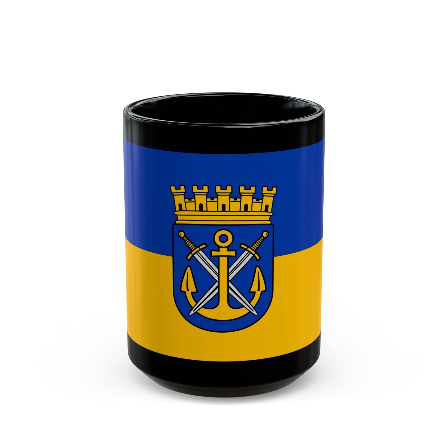 Flag of Solingen Germany - Black Coffee Mug-15oz-The Sticker Space