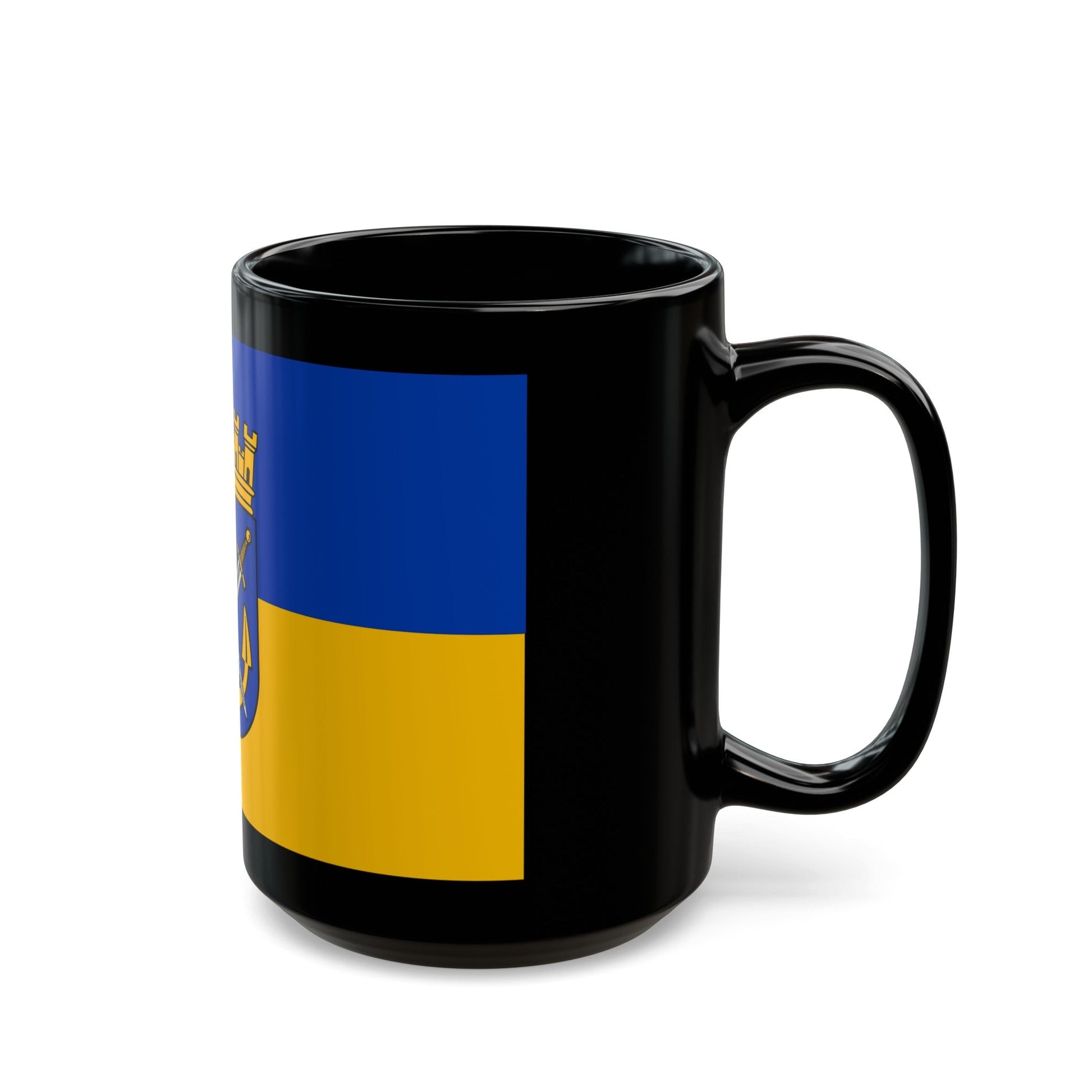 Flag of Solingen Germany - Black Coffee Mug-The Sticker Space