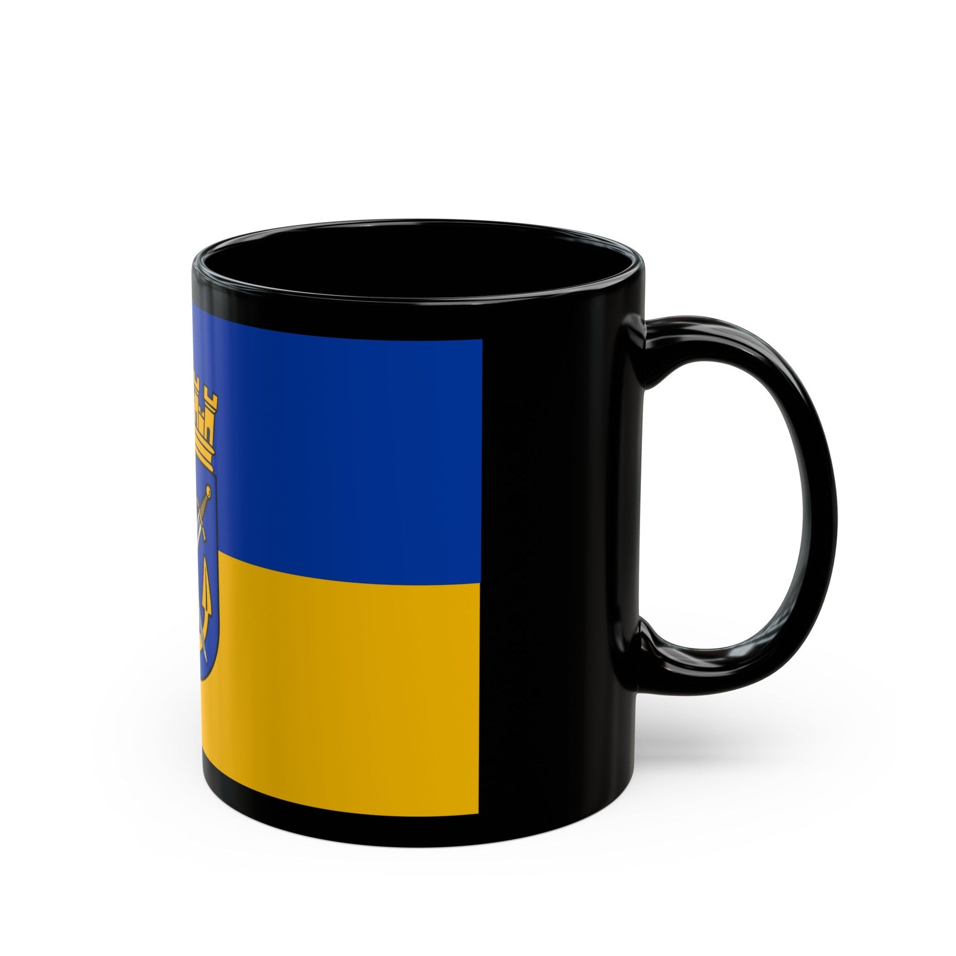 Flag of Solingen Germany - Black Coffee Mug-The Sticker Space