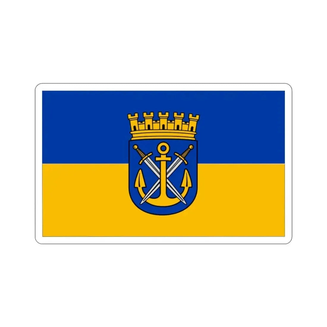 Flag of Solingen Germany STICKER Vinyl Die-Cut Decal 2 Inch - The Sticker Space