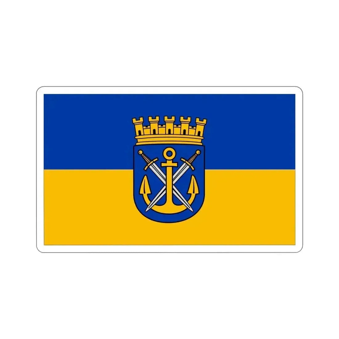 Flag of Solingen Germany STICKER Vinyl Die-Cut Decal 5 Inch - The Sticker Space