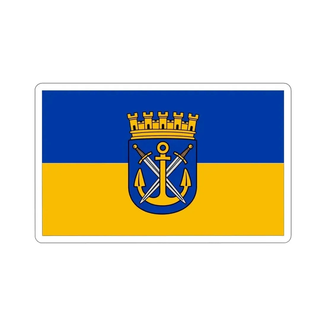 Flag of Solingen Germany STICKER Vinyl Die-Cut Decal 5 Inch - The Sticker Space