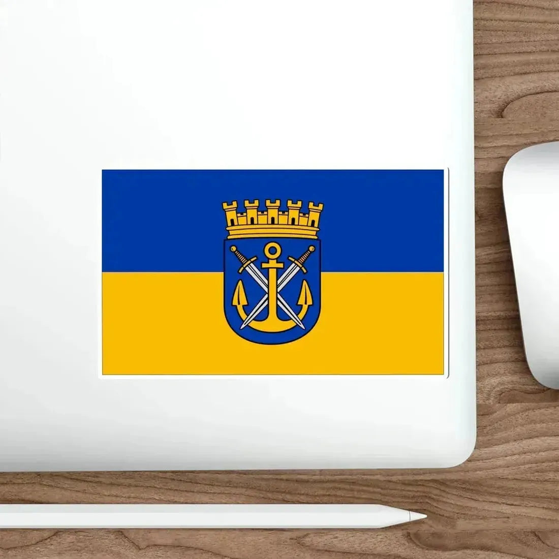 Flag of Solingen Germany STICKER Vinyl Die-Cut Decal - The Sticker Space