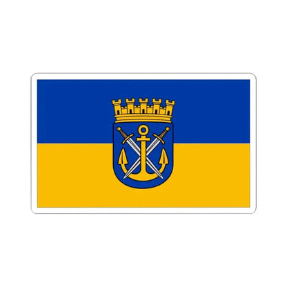 Flag of Solingen Germany - STICKER Vinyl Kiss-Cut Decal 3 Inch White - The Sticker Space