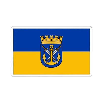 Flag of Solingen Germany - STICKER Vinyl Kiss-Cut Decal 6 Inch White - The Sticker Space