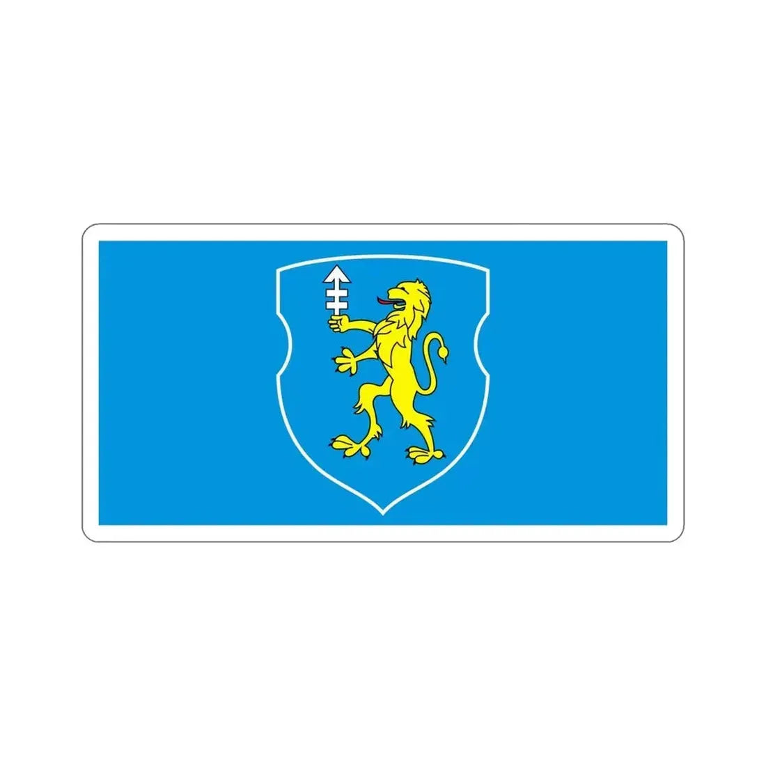 Flag of Solnim  Słonim Russia STICKER Vinyl Die-Cut Decal 5 Inch - The Sticker Space