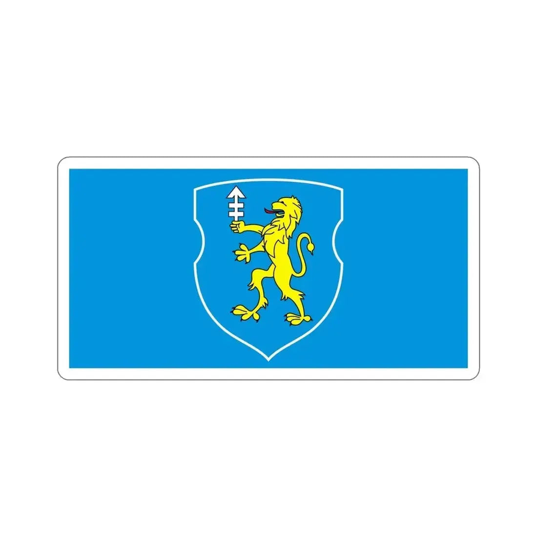 Flag of Solnim  Słonim Russia STICKER Vinyl Die-Cut Decal 6 Inch - The Sticker Space