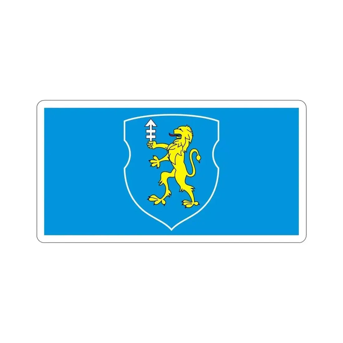Flag of Solnim  Słonim Russia STICKER Vinyl Die-Cut Decal - The Sticker Space