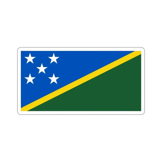 Flag of Solomon Islands STICKER Vinyl Die-Cut Decal 6 Inch - The Sticker Space